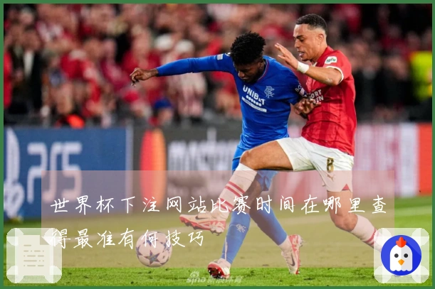 世界杯下注网站比赛时间在哪里查得最准有何技巧
